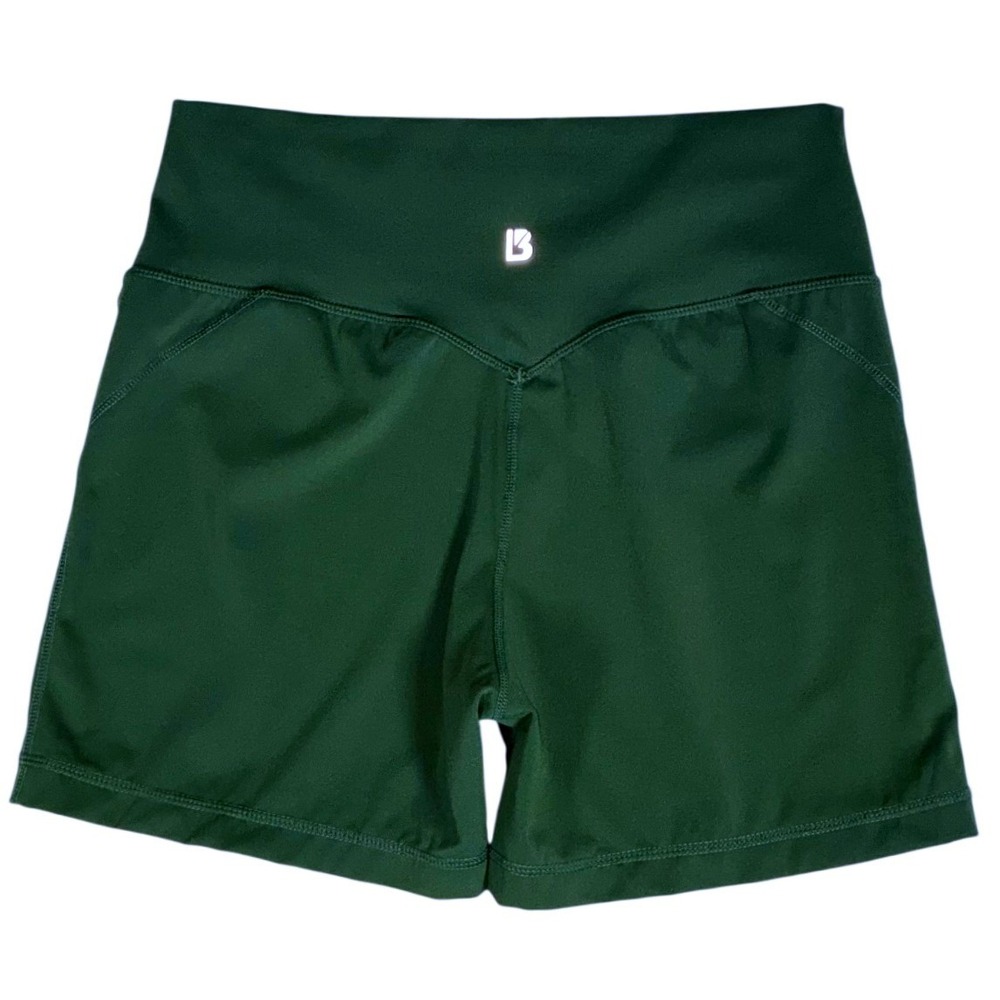 Buffbunny Athletic Short XL Green High Waisted Workout Gymcore - Picture 2 of 7